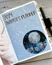 Winter Moon Single Sticker Mini Sticker Sheet