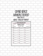 Mini Sheet HANDLETTERED Grab Bag - Not Oops - 5 Mini Sheets