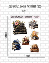 Old World Books  Mini Sticker Sheet