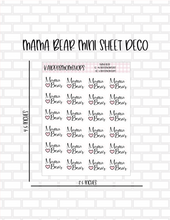 Mama Bear Mini Sticker Sheet