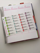 Hydrate Drink Up Water Tracker Stickers - S086