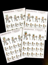 Little Planner Girl at her desk Mini Sheet