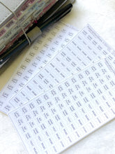 Hobonichi Weeks School Page Flags