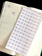 Hobonichi Weeks School Page Flags