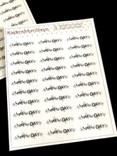 Snow Day Mini Sticker Sheet