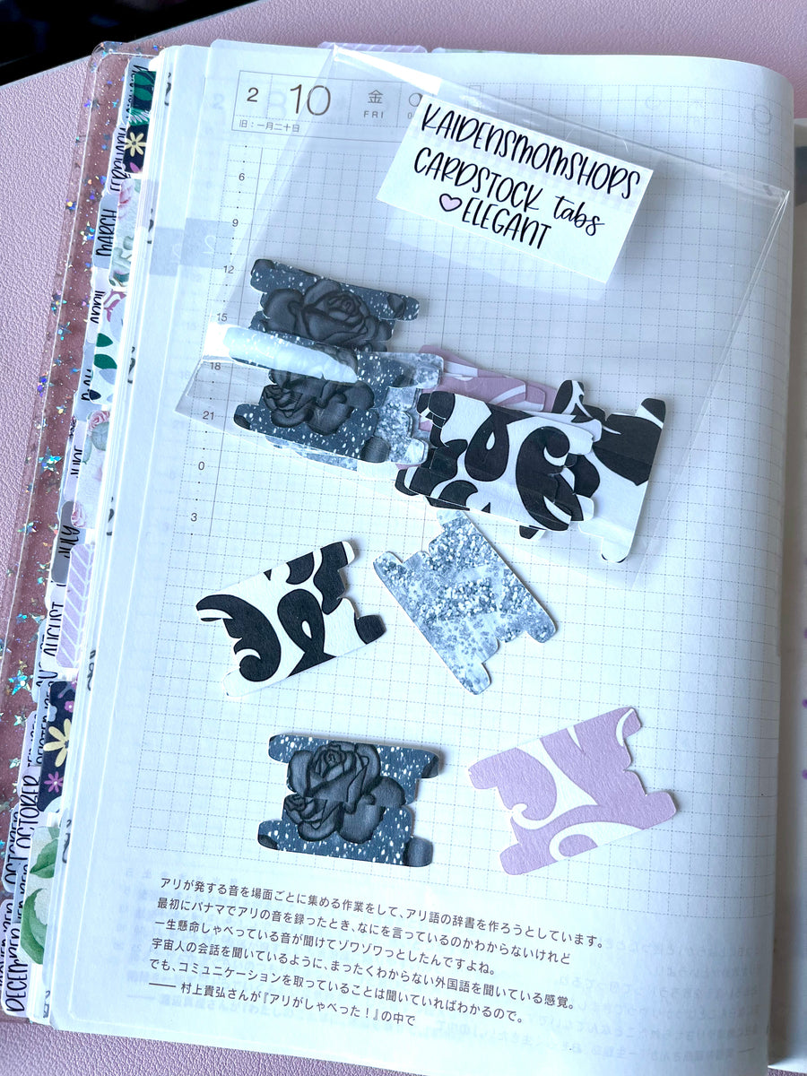 Card stock 1” Tabs - 16 pack – KaidensMomShops
