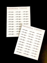 Snow Day Mini Sticker Sheet