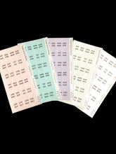 Monthly Tabs Standard Font - Hobonichi Weeks