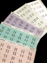 Monthly Tabs Standard Font - Hobonichi Weeks