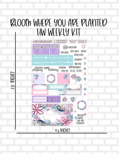 031 Bloom Where You Are Planted Hobonichi Weeks Weekly Kit - NEW FORMAT