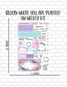 031 Bloom Where You Are Planted Hobonichi Weeks Weekly Kit - NEW FORMAT