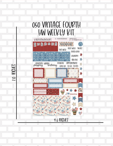 050 Vintage Fourth Hobonichi Weeks Weekly Kit - NEW FORMAT