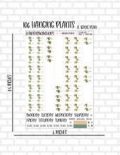 106 Hanging Plants  Erin Condren 7x9 Planner Stickers