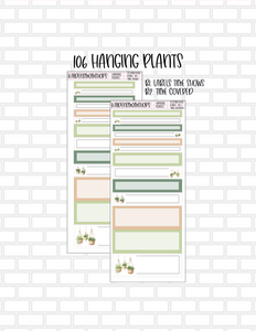 106 Hanging Plants  Erin Condren 7x9 Planner Stickers