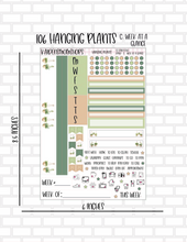 106 Hanging Plants  Erin Condren 7x9 Planner Stickers
