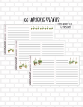 106 Hanging Plants  Erin Condren 7x9 Planner Stickers
