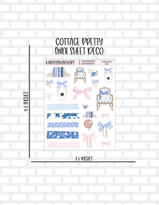 Cottage Pretty Mini Sticker Sheet