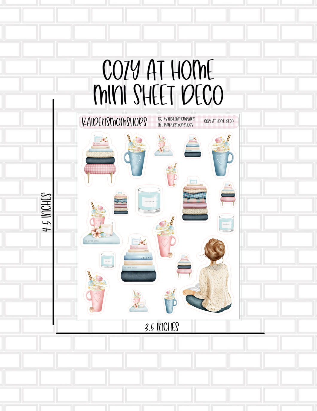 Cozy At Home Mini Sheet Deco