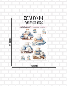 Cozy Coffee Mini Sheet Deco