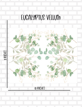 Eucalyptus Planner Vellum - 8X10 Sheet