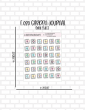 F.020 Garden Journal - Full or Mini Sheet