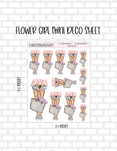 Flower Girl Deco Mini Sheet