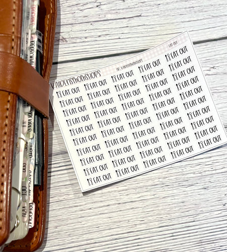Eat Out Mini Sticker Sheet
