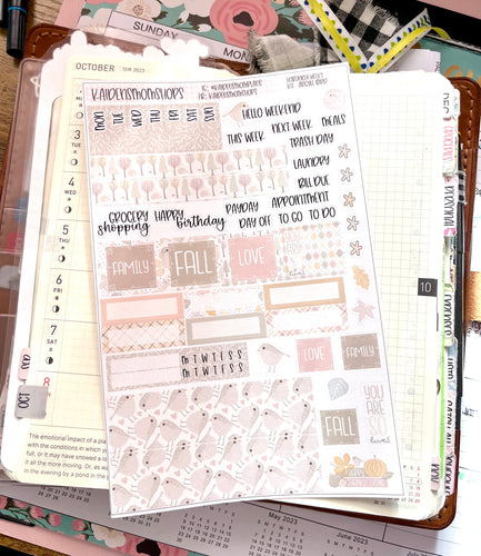 Argyle Bird Hobonichi Weeks Weekly Kit - NEW FORMAT