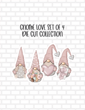 Gnome Love Set of 4 Die Cut Collection