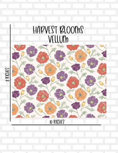 Harvest Blooms Vellum