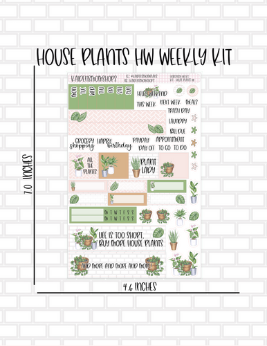 018 House Plants Hobonichi Weeks Weekly Kit - NEW FORMAT