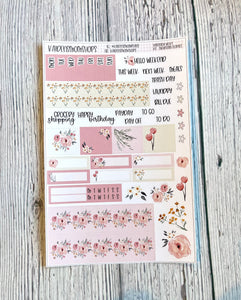 011 Mountain Florals Hobonichi Weeks Weekly Kit - NEW FORMAT