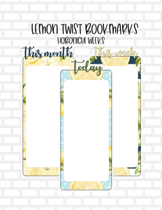 Lemon Twist Hobonichi Weeks Bookmarks