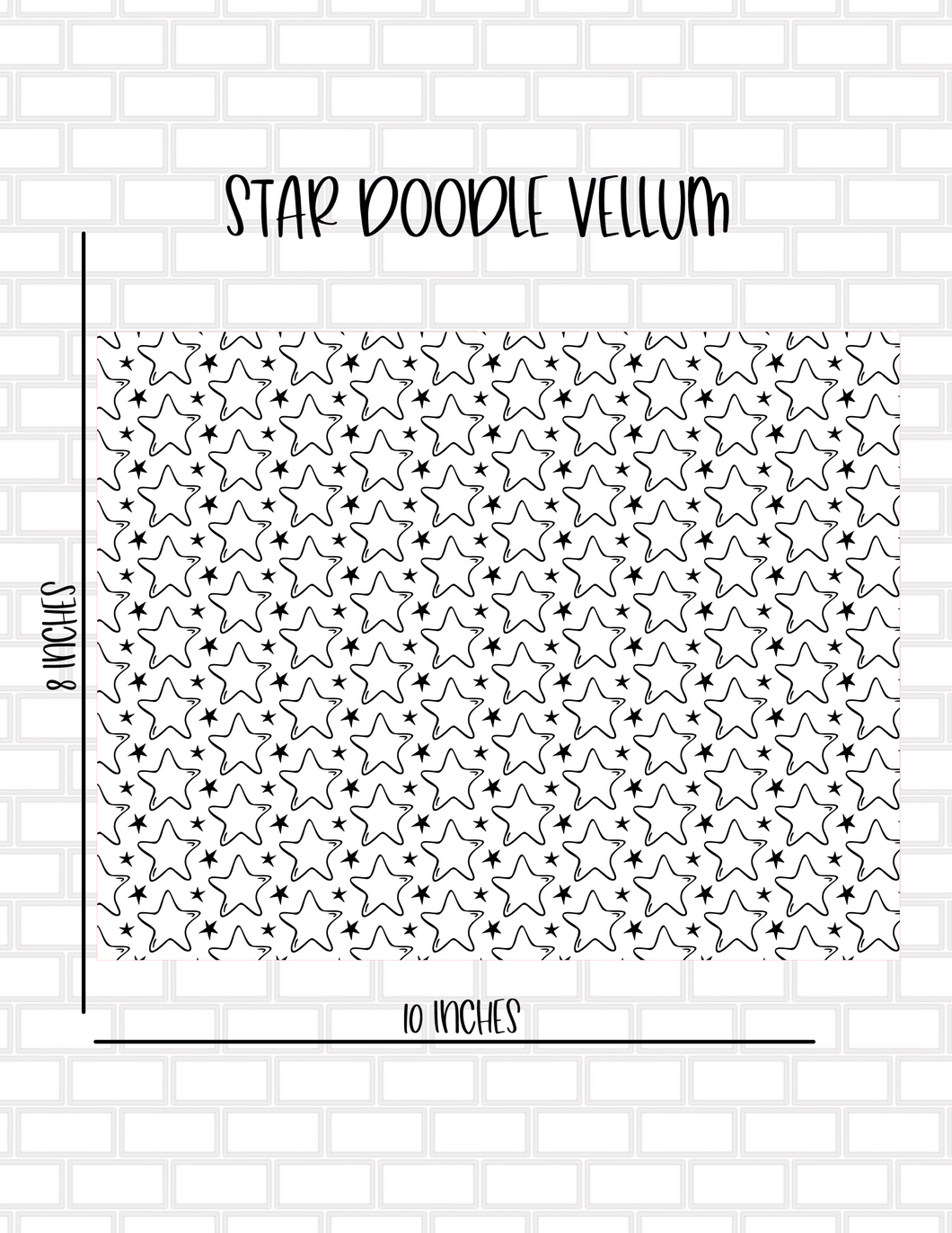 Star Doodle Vellum