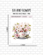 Tea and Flowers Mini Sheet Deco Singles
