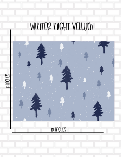 Winter Night Vellum