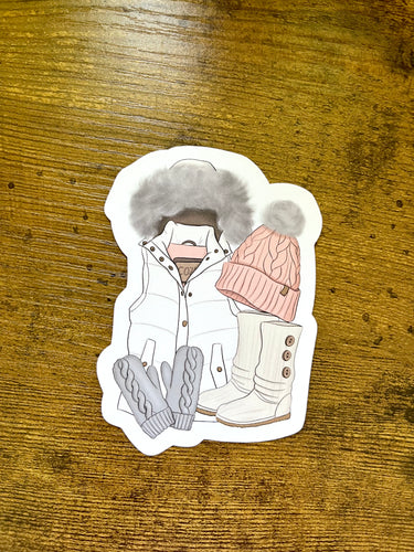 Winter Vibes Outwear  Die Cut