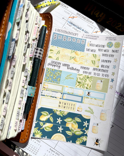 Lemon Twist Hobonichi Weeks Kit - NEW FORMAT