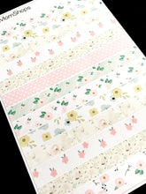 Floral Washi Sticker Pieces - S010