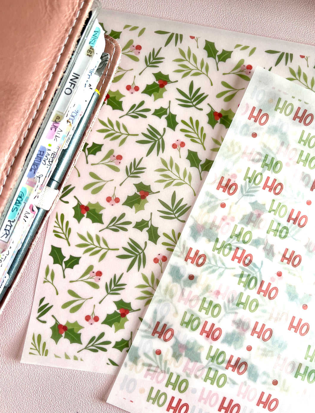 Oh What Fun Christmas Vellum Set of 2