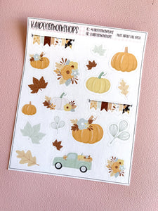 Nuts about Fall Deco Mini Sheet