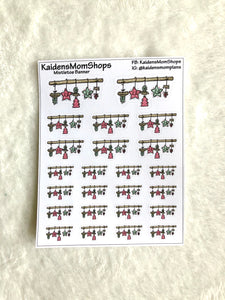 Mistletoe Banners Mini Sticker Sheet