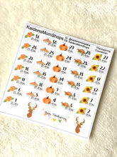 Thanksgiving Countdown Sticker Sheet