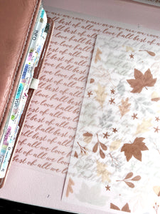 Nuts About Fall Vellum Set of 2