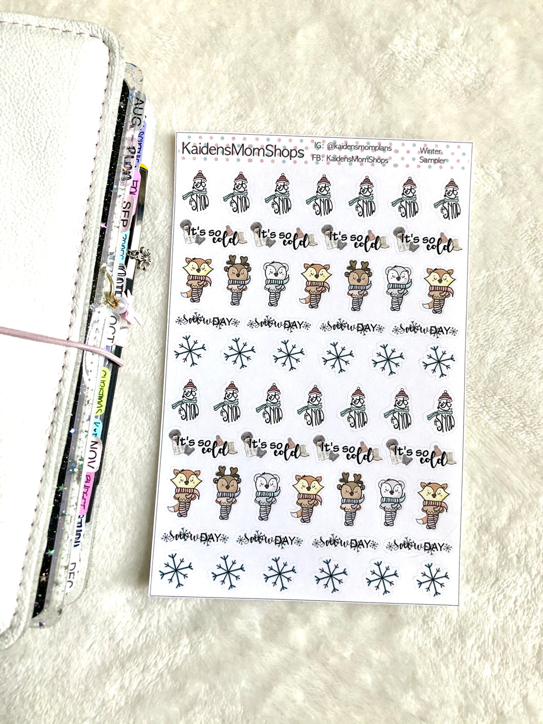 Winter Sampler Stickers