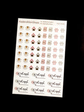 F.022 Puppy Sampler Sticker Sheet Handlettered