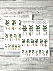 Home Sweet Home - Plant - Deco Mini Sticker Sheet