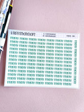 S.07 Pay Day Print Mini Sticker Sheet